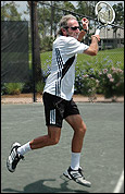 Jak Beardsworth Playing Tennis
